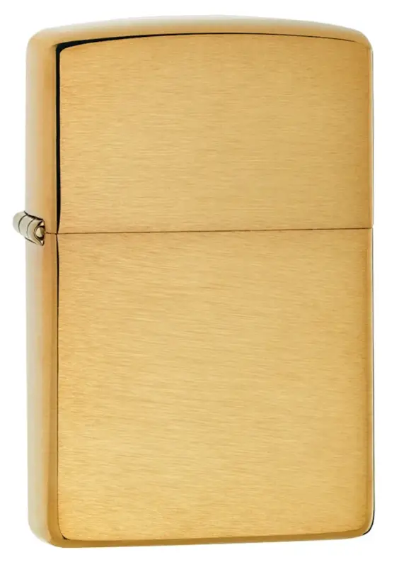 Szybka wysyłka Zapalniczka benzynowa Zippo Brushed Brass