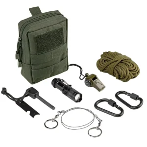 Nowość Zestaw survivalowy - Defcon 5 - Survival Kit Pouch - OD Green