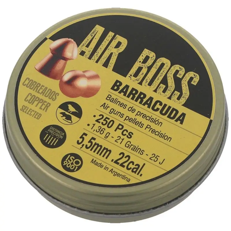 Apolo - Śrut Air Boss Barracuda Copper 5.52 mm, 250 szt. 1.36g/21.0gr (30001-2) Promocja