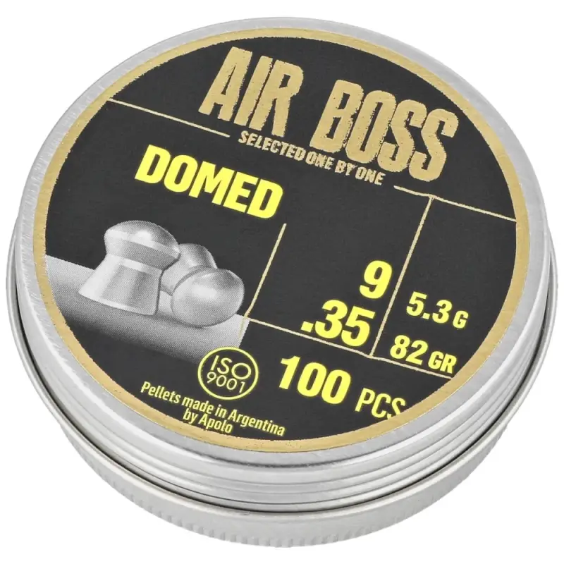 Apolo - Śrut Air Boss Domed 9 mm, 100 szt. 5.30g/82.0gr (30400) Ekspresowa dostawa