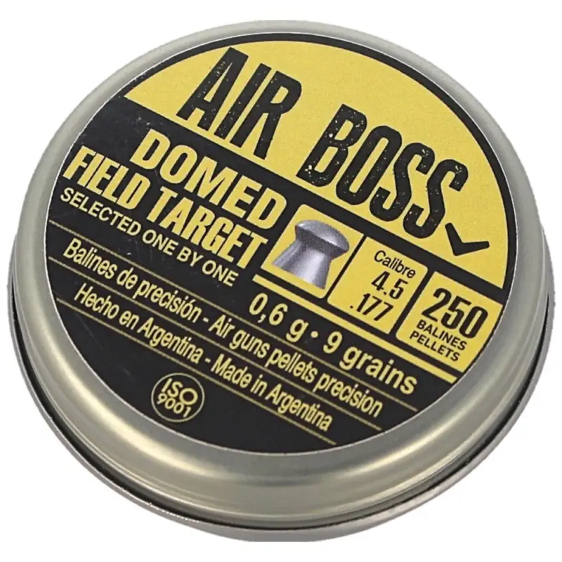 Ostatnie sztuki Apolo - Śrut Air Boss Domed Field Target 4.5 mm, 250 szt. 0.60g/9.0gr (30204)