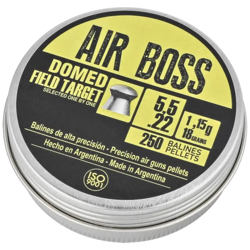 Hit sprzedaży Apolo - Śrut Air Boss Domed Field Target 5.5 mm, 250 szt. 1.15g/18.0gr (30203)