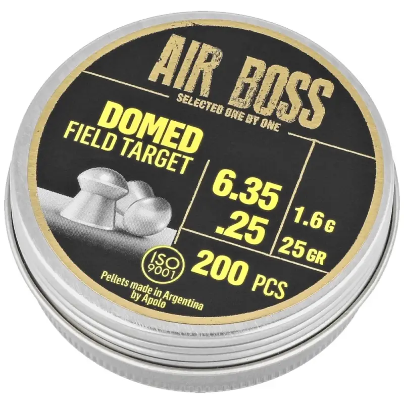 Darmowy zwrot Apolo - Śrut Air Boss Domed Field Target 6.35 mm, 200 szt. 1.60g/25.0gr (30206)