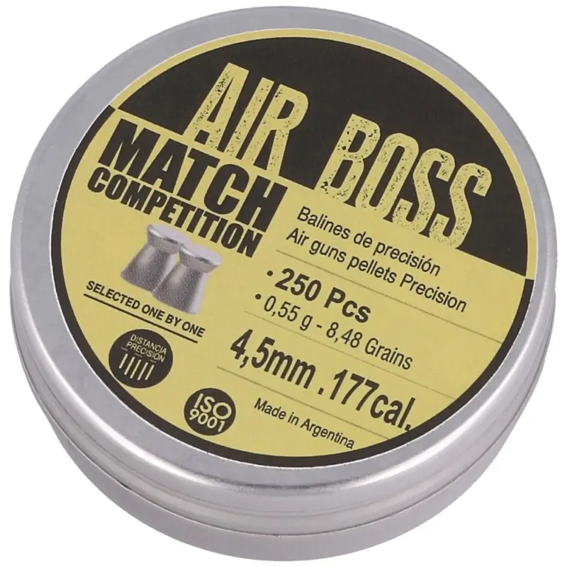Tani Apolo - Śrut Air Boss Match Competition 4.5 mm, 250 szt. 0.55g/8.48gr (30301)