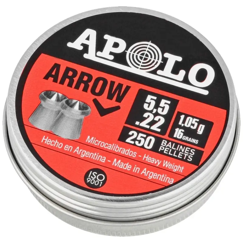 Apolo - Śrut Arrow 5.5 mm, 250 szt. 1.05g/16.0gr (19941) Oferta czasowa