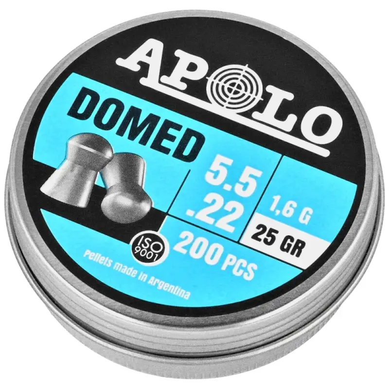 Nowość Apolo - Śrut Domed 5.5 mm, 200 szt. 1.6g/25.0gr (19918)