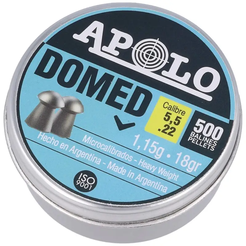 Nie przegap Apolo - Śrut Domed 5.52 mm, 500 szt. 1.15g/18.0gr (19915-2)