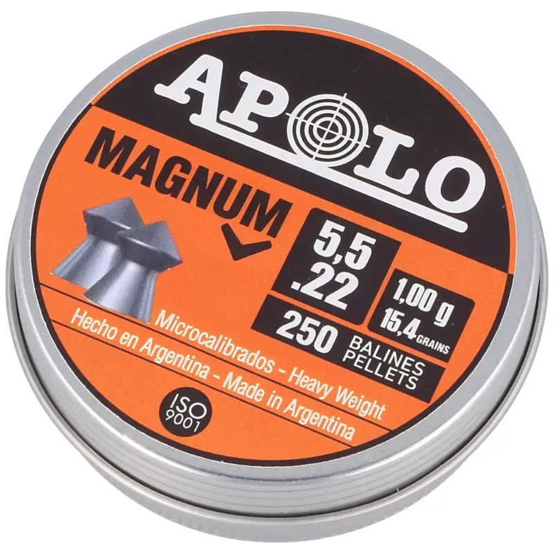 Apolo - Śrut Magnum 5.5 mm, 250 szt. 1.00g/15.4gr (13003) Premium