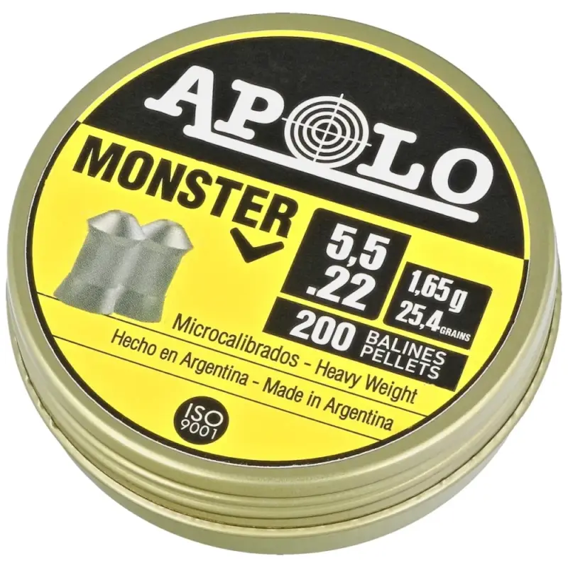 Apolo - Śrut Monster 5.5 mm, 200 szt. 1.65g/25.4gr (19931) Nowy