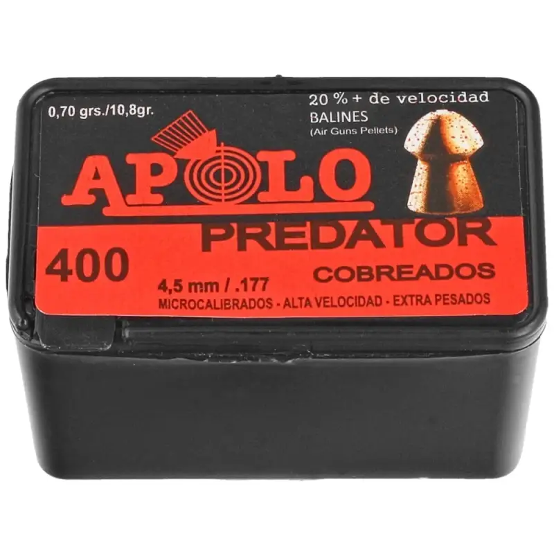 Apolo - Śrut Predator Copper 4.5 mm, 400 szt. 0.62g/10.0gr (19950) Najlepsza cena