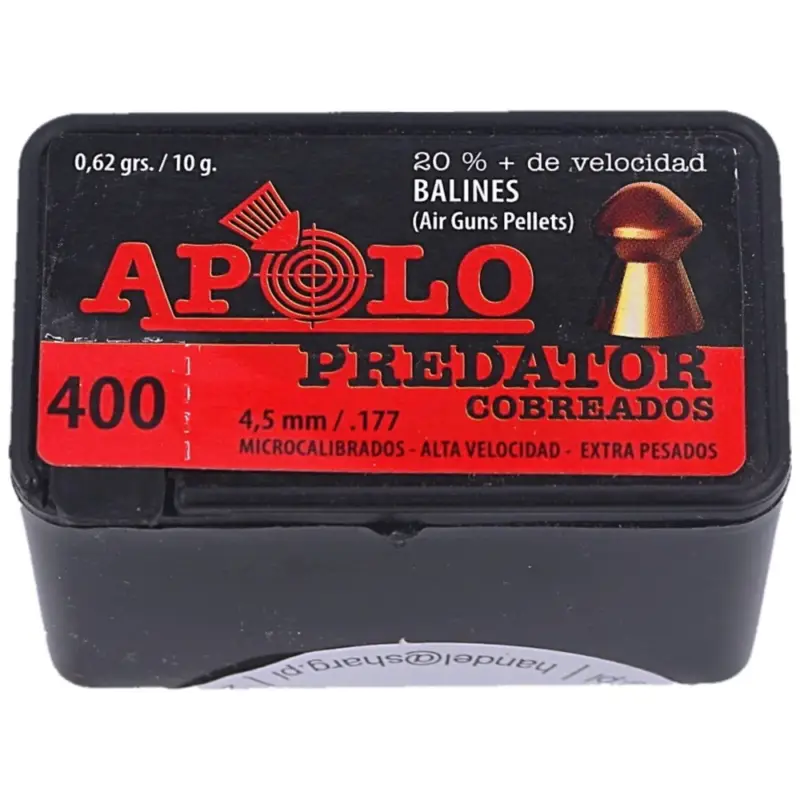 Nowość Apolo - Śrut Predator Copper 4.52 mm, 400 szt. 0.70g/10.0gr (19950-2)