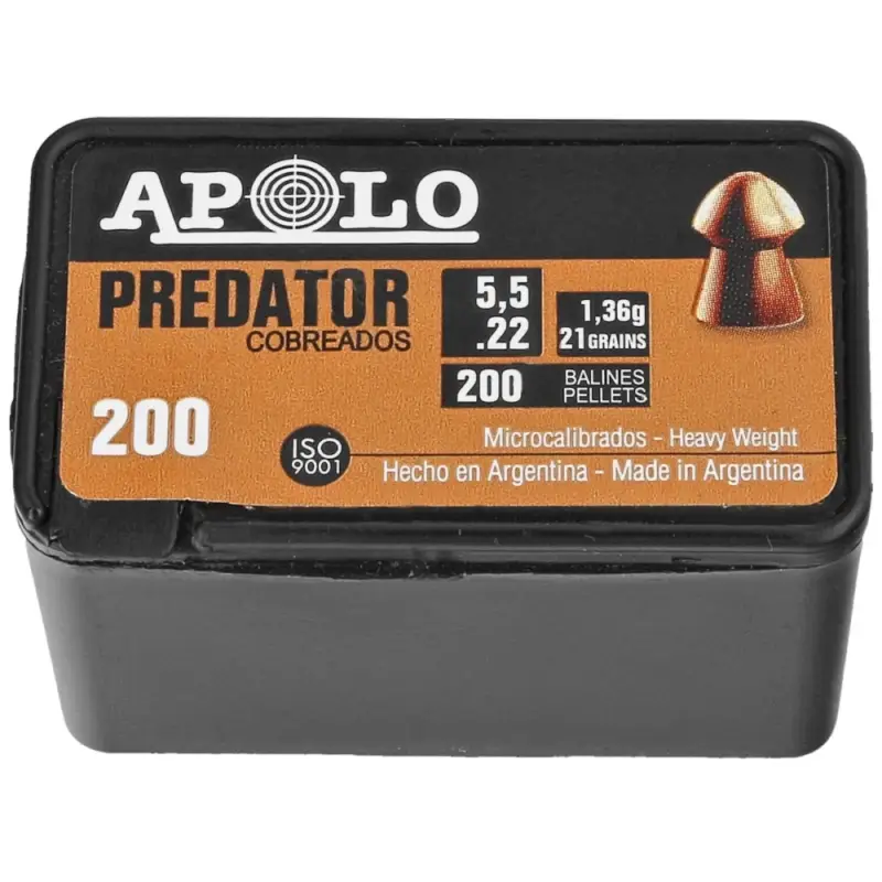 Apolo - Śrut Predator Copper 5.52 mm, 200 szt. 1.36g/21.0gr (19951-2) Sprawdź teraz