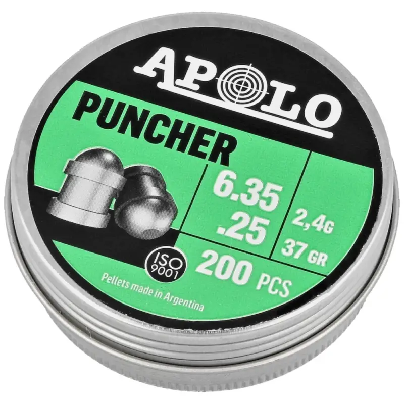 Apolo - Śrut Puncher 6.35 mm, 200 szt. 2.40g/37.0gr (19972) Ekspresowa dostawa