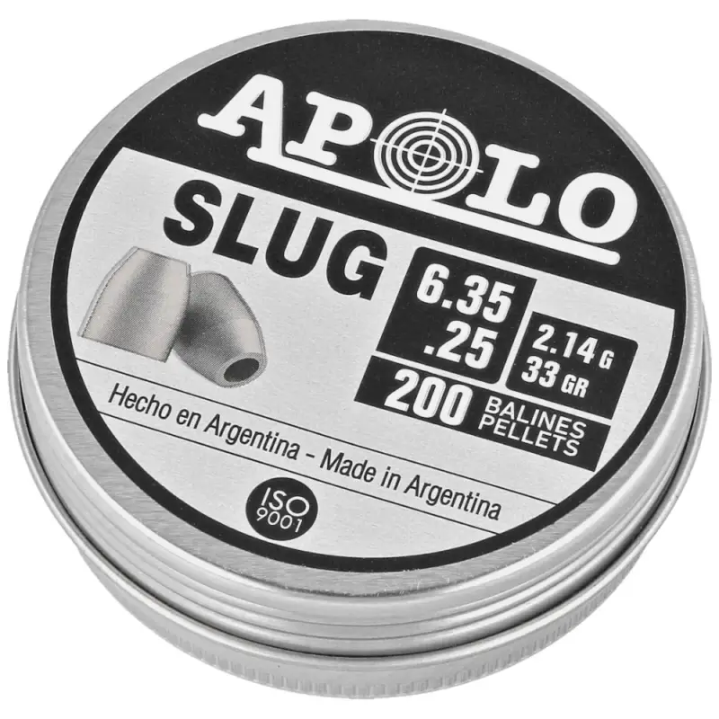 Apolo - Śrut Slug 33 6.35 mm, 200 szt. 2.14g/33.0gr (19303) Premium