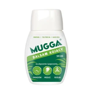 Dostępne od ręki Balsam kojący Mugga na ukąszenia i poparzenia 50 ml