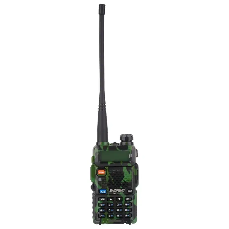 Nowy BaoFeng - Radiotelefon VHF/UHF UV-5R HT Duobander PTT - Kamuflaż - 5 W