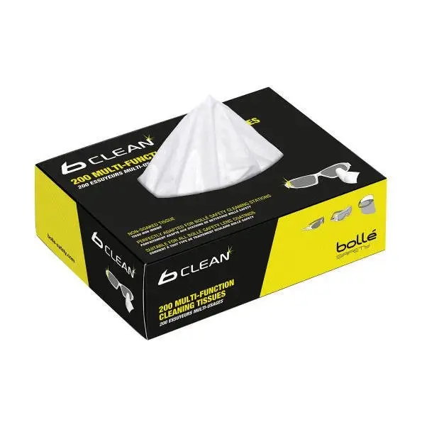 Bolle - Chusteczki czyszczące do okularów B-Clean B401 - 200 sztuk - PACMPCT Oferta