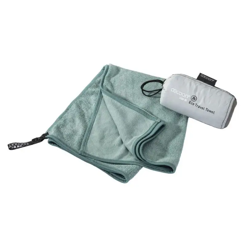 Tylko dziś Cocoon - Ręcznik turystyczny Lyocell Eco Travel Towel M - zielony