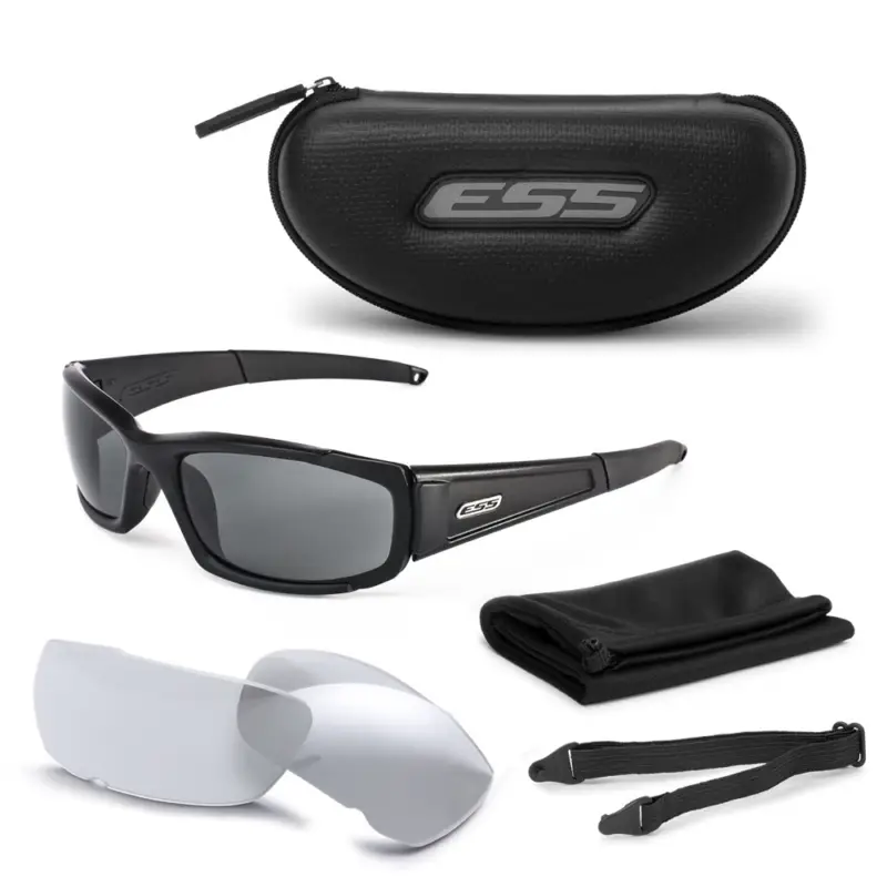 Oferta limitowana ESS - Okulary taktyczne CDI - Czarny - Clear / Smoke Gray - 740-0296