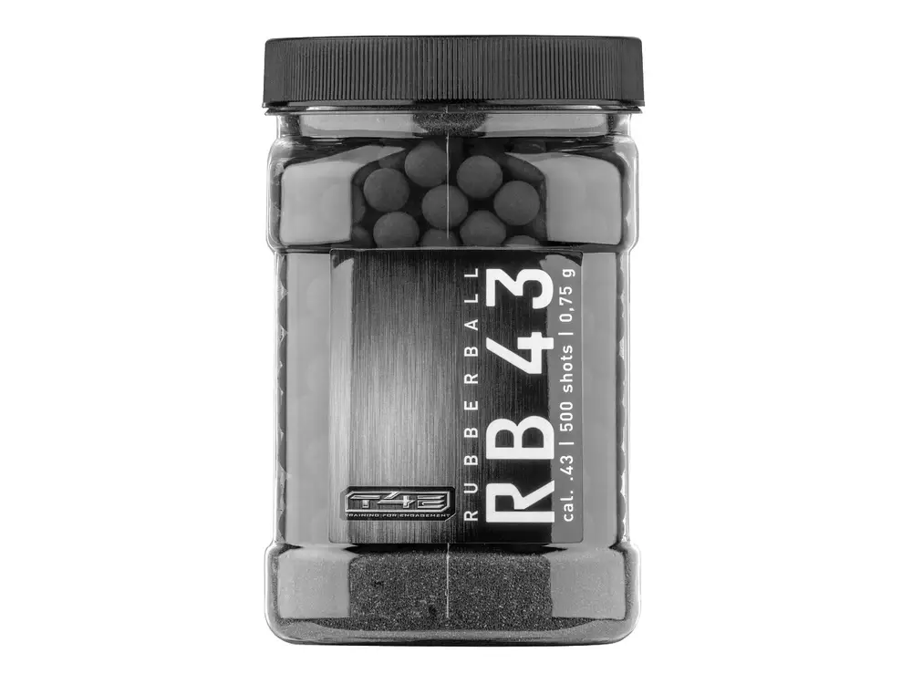 Wyjątkowa oferta Kule gumowe Umarex T4E RB PracSeries kal. .43 / 500 szt.