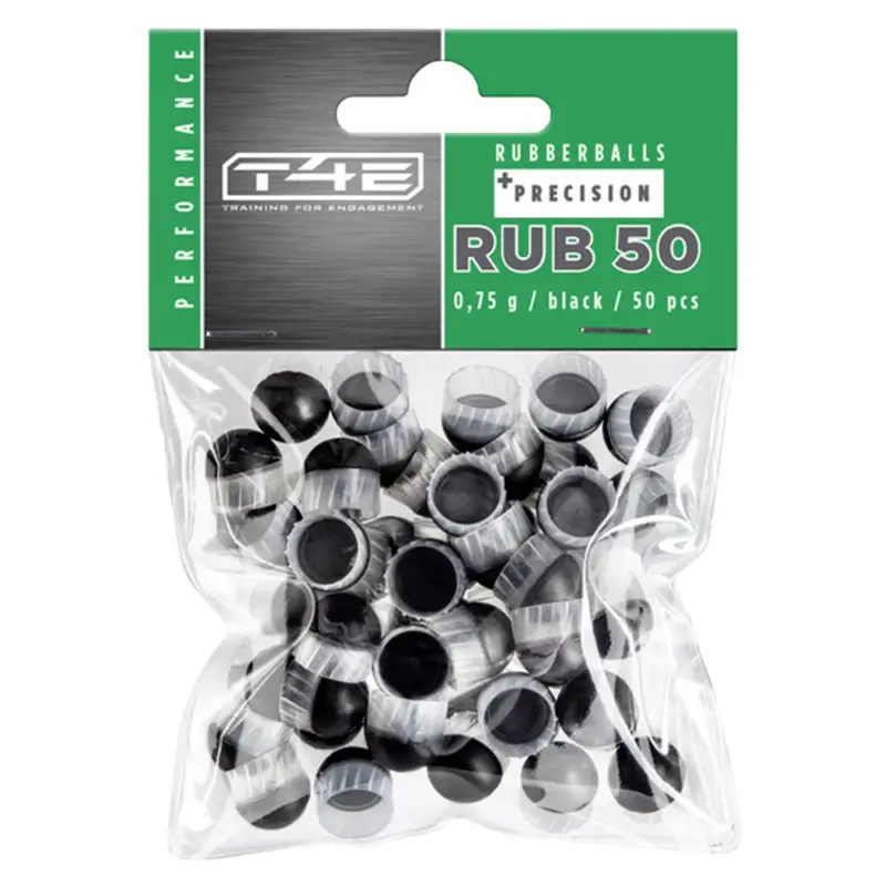 Obniżka ceny Kule precyzyjne gumowe Umarex T4E RBP kal. .50 / 50 szt. do Umarex T4E HDR 50, HDP, TMP1, M&P9c i SFP9