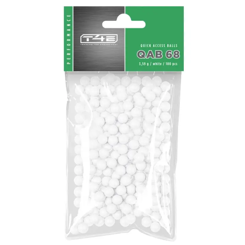 Nie przegap Kulki szklano-polimerowe T4E Performance QAB .68, 3,59 g 100 szt. białe