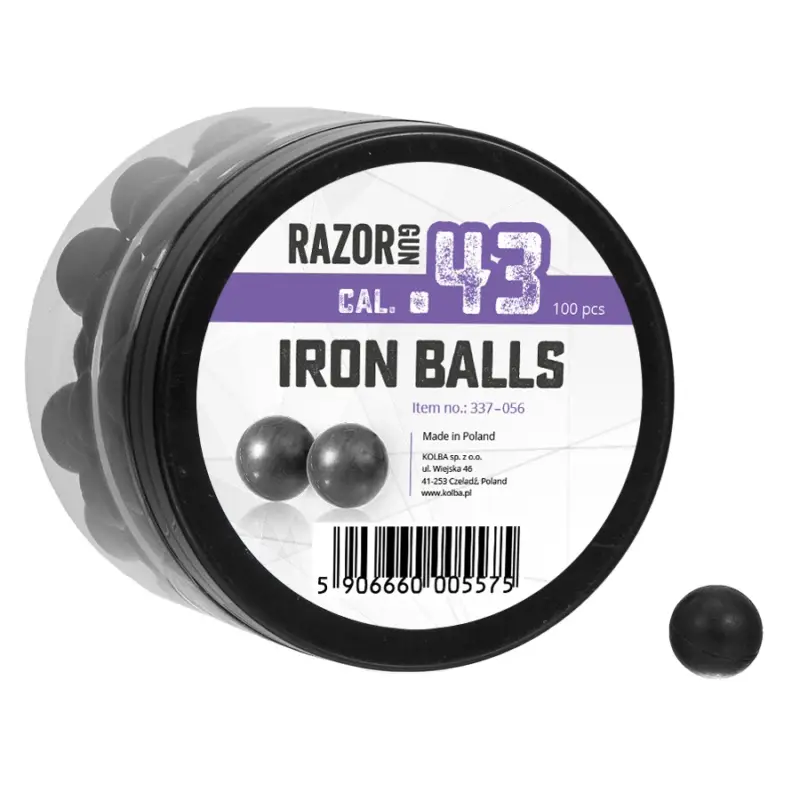Kup teraz RazorGun - Kule gumowo-metalowe RGun kal. .43 / 100 szt. do Umarex M&P9c TPM1 PPQ