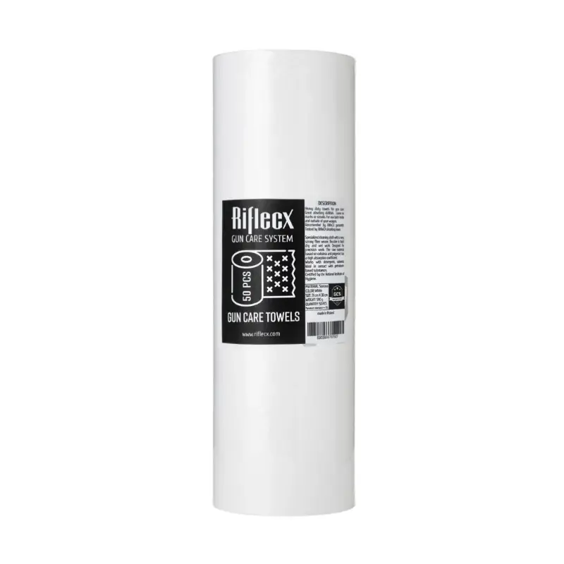 RifleCX - Czyściwo Gun Care Towels - Sontara - 31 x 38 cm - 50 sztuk - 70732 Bestseller