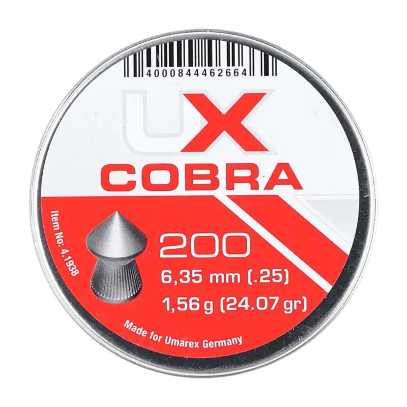 Umarex - Śrut diabolo Cobra Pointed Ribbed 6,35/200 Szybka wysyłka