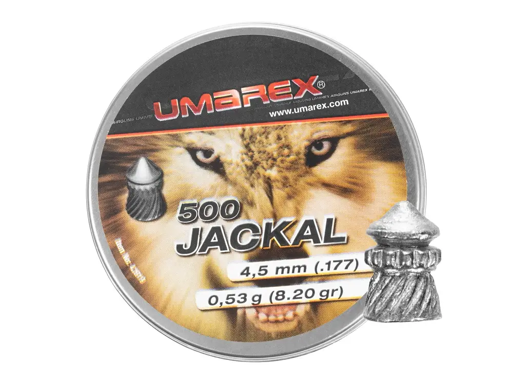 Premium Umarex - Śrut diabolo Jackal Pointed Ribbed 4,5/500