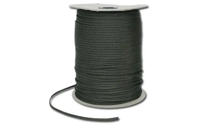 Hit sprzedaży Atwood Rope - Paracord 550-7 - 4 mm - Olive Drab - Szpula 304,8m