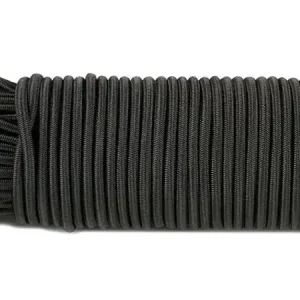 EDCX - Shock Cord 3.6 mm - 10m - Black Łatwy zwrot