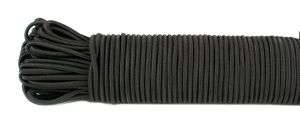 EDCX - Shock Cord 3.6 mm - 10m - Black Łatwy zwrot