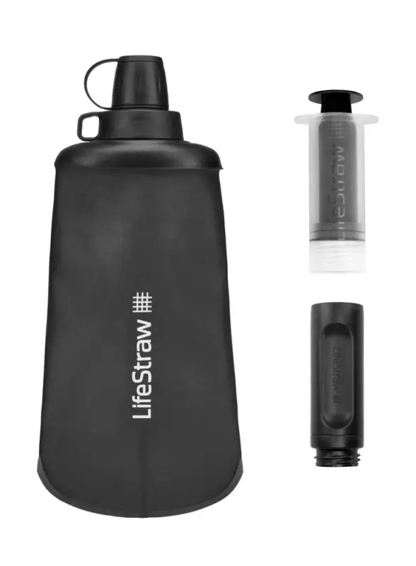 Dodaj do koszyka Filtr do wody LifeStraw Peak Series Flex Squeeze Bottle 650ml - Dark Gray