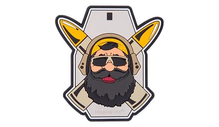 Helikon - Naszywka PVC - Beardman RANGE Wyjątkowa oferta