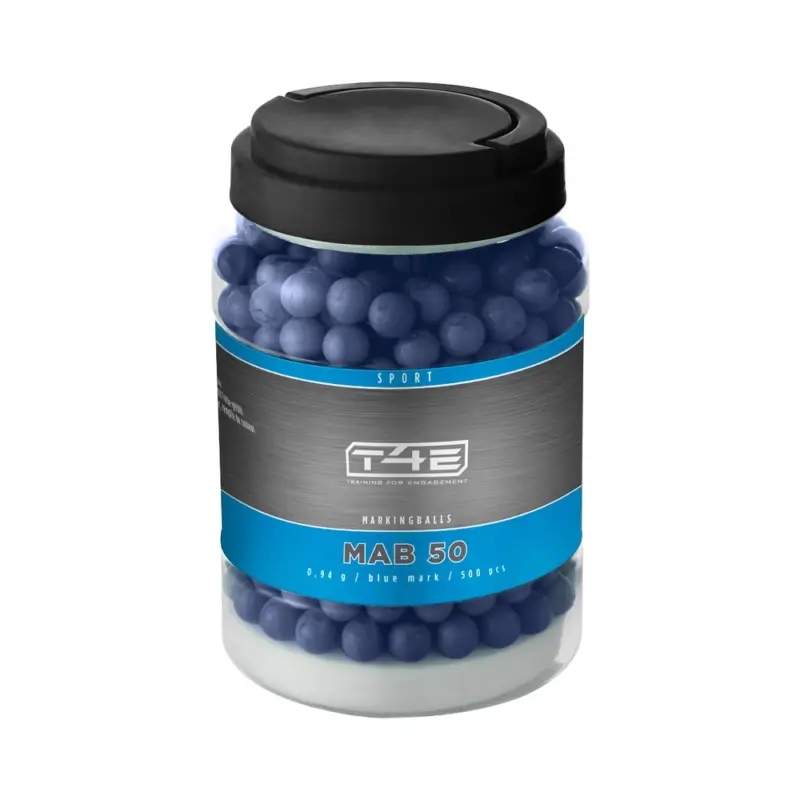 Ekspresowa dostawa Kule z farbą T4E Sport MAB kal. .50 500 szt. niebieskie
