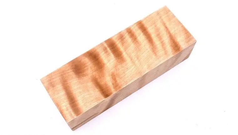 Bezpieczna płatność Drewno Stabilizowane Brzoza Flame - Natural - Bloczek
