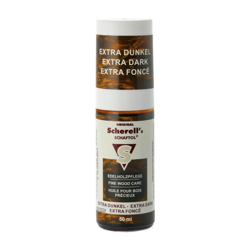 Wyjątkowa oferta Scherell - Olej naturalny do drewna ciemnobrązowy 50 ml