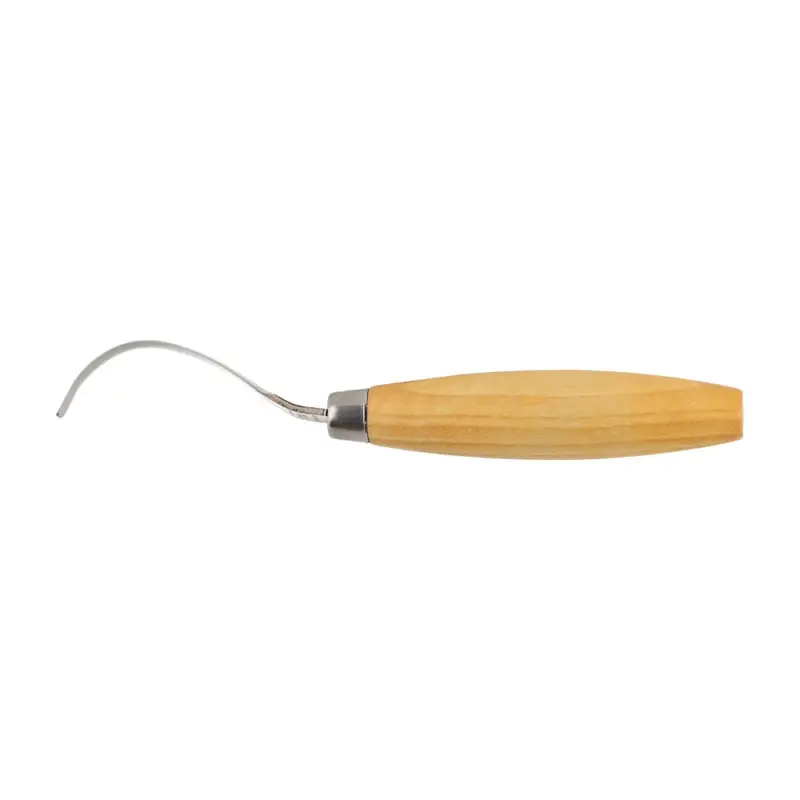 Ograniczona ilość MORAKNIV - Nóż łyżkowy do rzeźbienia Mora Hook Knife 163 Double Edge (S) – Natural