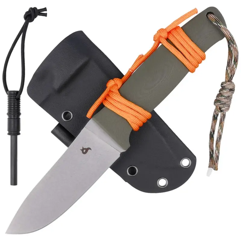 Hit cenowy Nóż Black Fox Vesuvius Bushcraft OD Green by Alfredo Doricchi (BF-710)