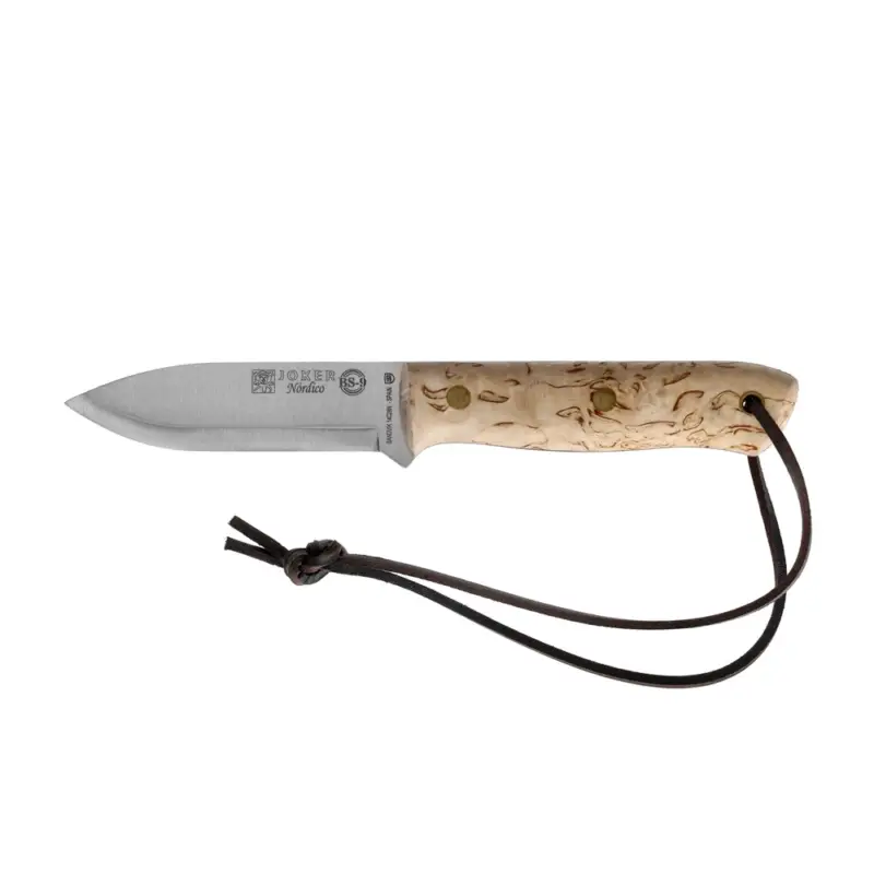 Dostępne od ręki Nóż bushcraft Nordico CL115-P - Joker - Brzoza Karelska - Krzesiwo