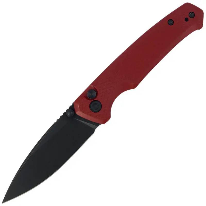 Nie przegap Nóż CIVIVI Altus Burgundy G10, Black Stonewashed (C20076-2)