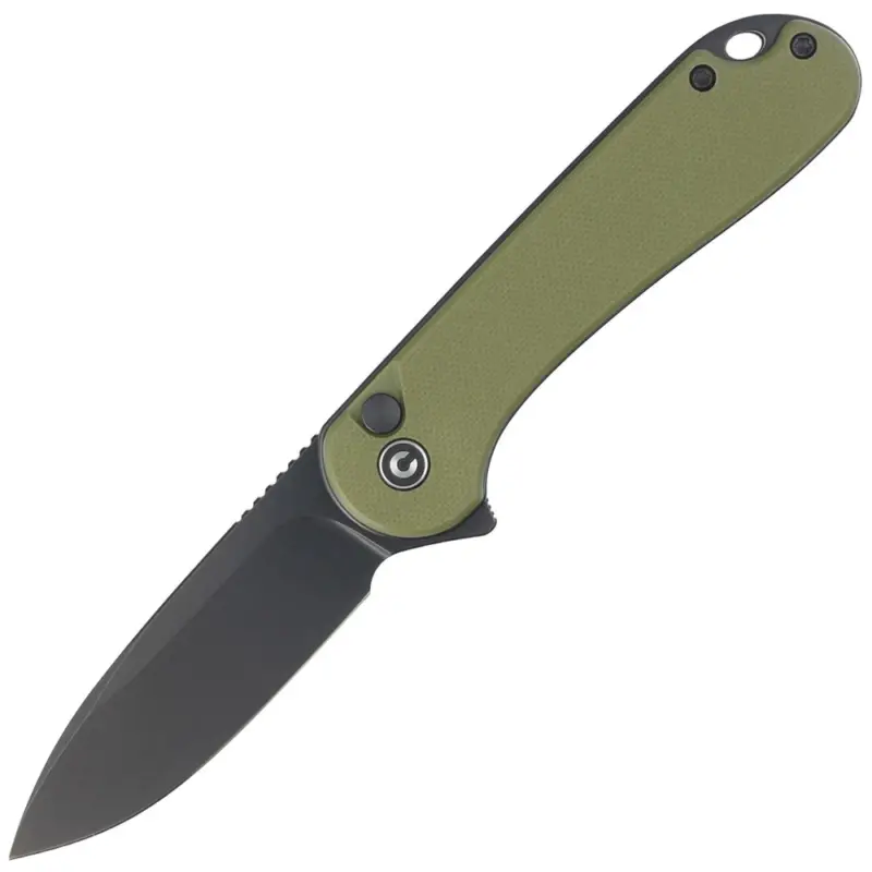 Nóż Civivi Button Lock Elementum II OD Green G10, Black Stonewashed Nitro-V (C18062P-3) Łatwy zwrot