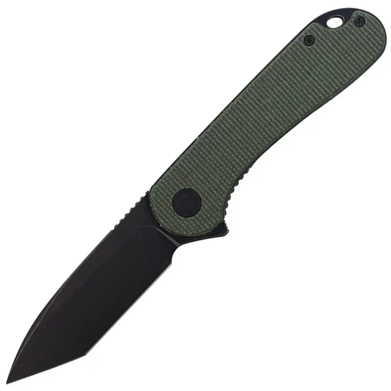 Nowy Nóż CIVIVI Elementum Flipper Green Micarta, Black Stonewashed (C907T-E)