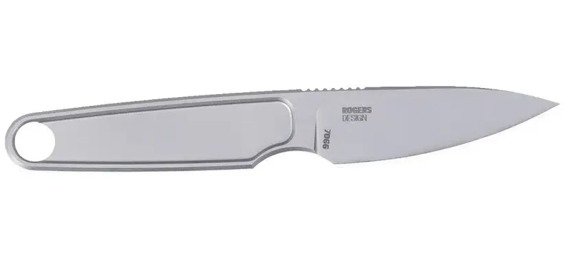 Nóż CRKT 7066 HANG TI Silver - Tytanowy Łatwy zwrot