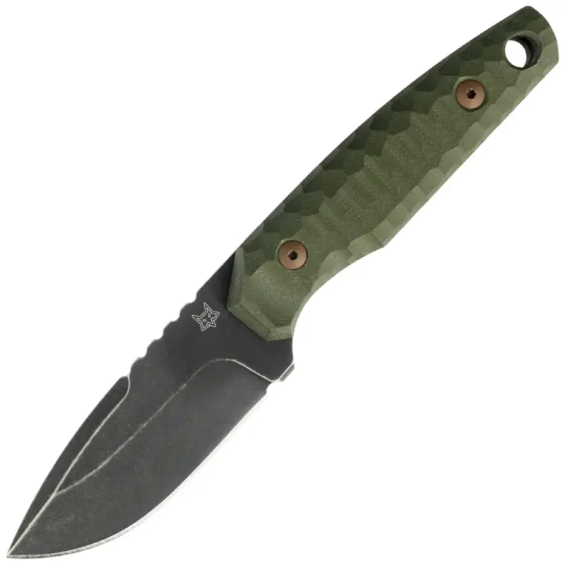 Nóż Fox KS OD Green G10, Top Shield Antracite Stonewashed Niolox by GZ Tactical Knives (FX-627 G10OD) Rabat