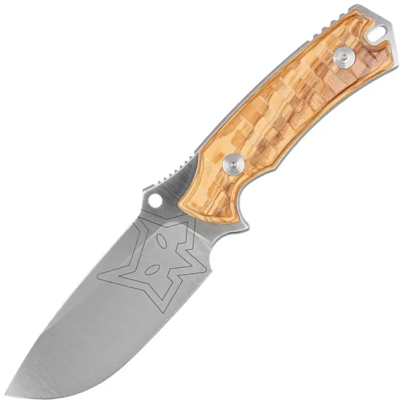 Wybór klientów Nóż Fox Oxylos Olive Wood, Satin Becut (FX-616 OL)