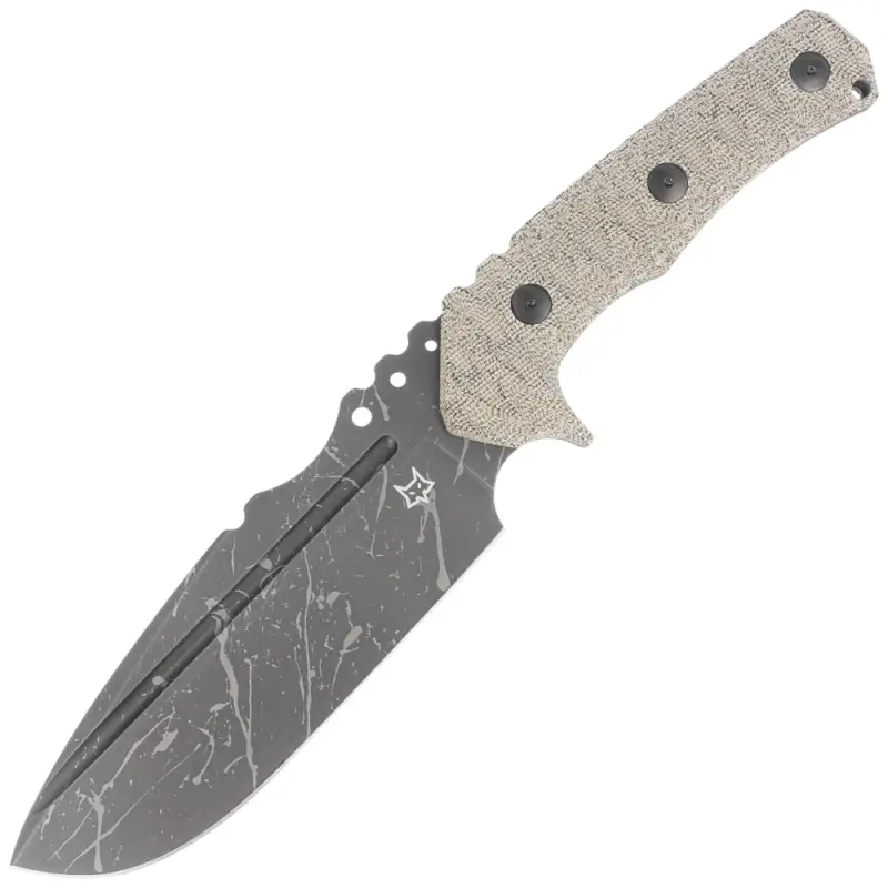 Najlepsza cena Nóż Fox URO OD Green Canvas Micarta, Acid Washed Niolox by Wander Tactical (FX-623 ODA)