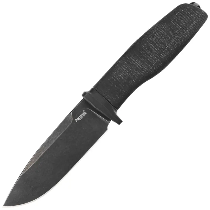 Nóż LionSteel Acha Black Burlap Micarta, Black Niolox by Molletta (AH B BLB) Wyjątkowa oferta