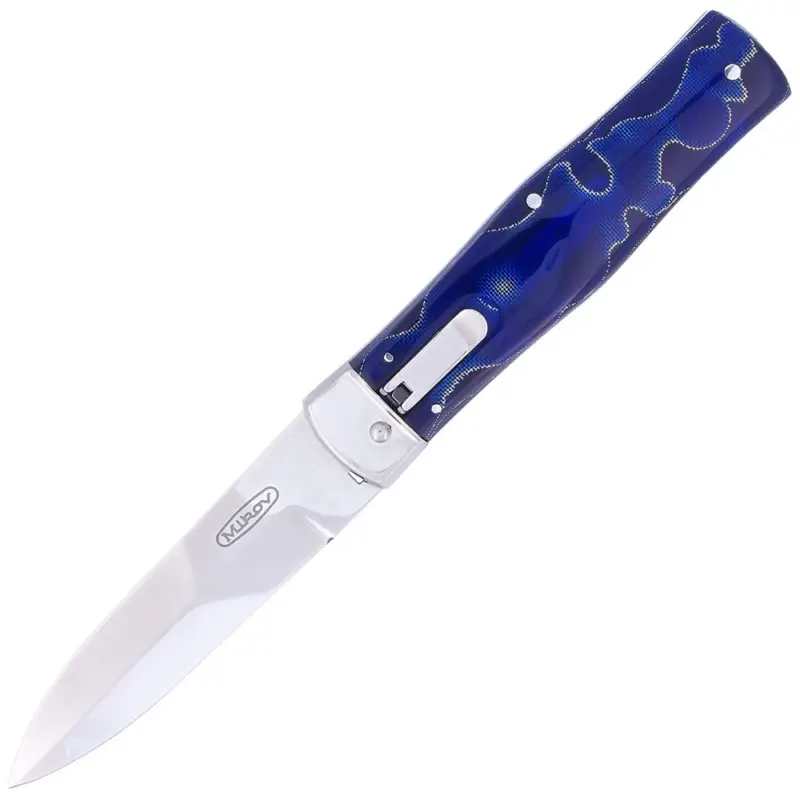 Nóż Mikov Predator Raffir Blue N690 (241-BRa-1/KP BLUE) Rabat